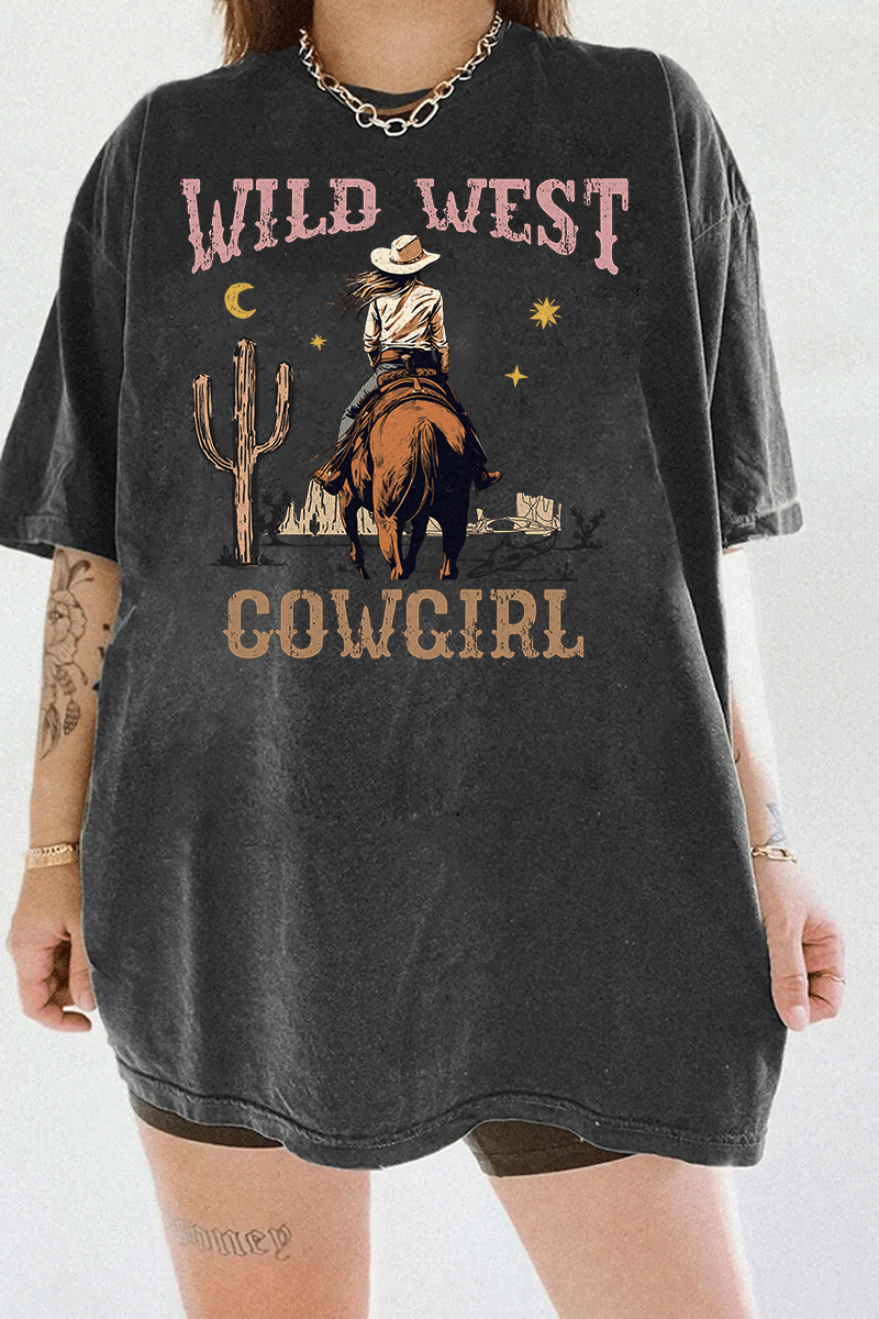 Wild West Cowgirl Tee