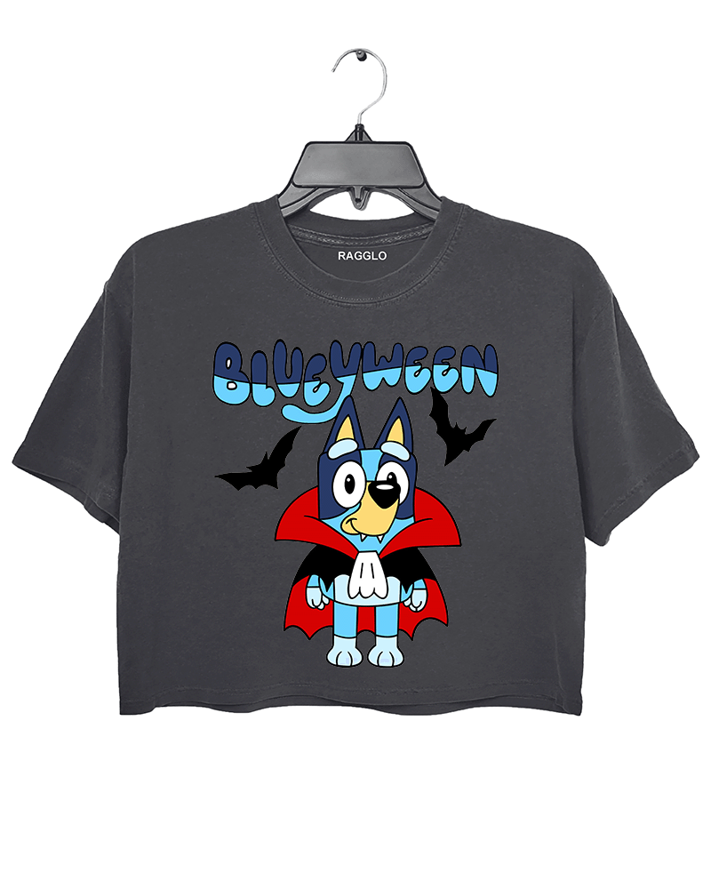 Blueyween Halloween Crop Top