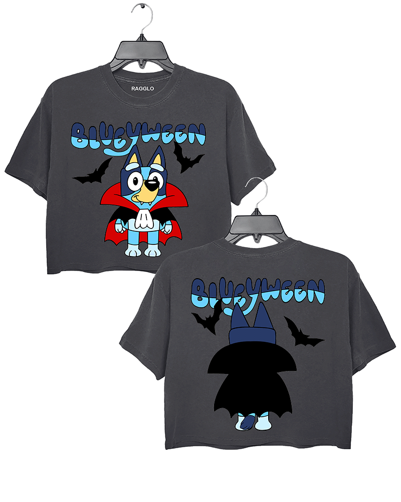 Blueyween Halloween Crop Top