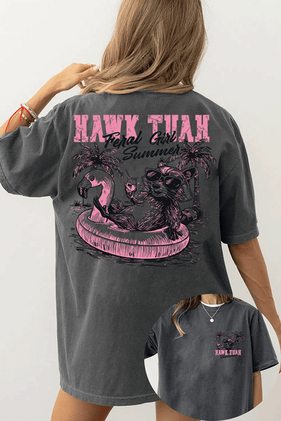 Hawk Tuah Feral Girl Tee