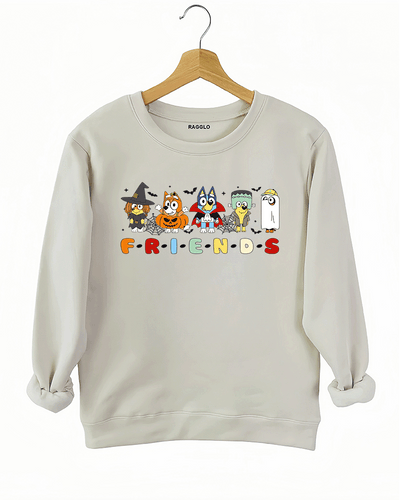 Bluey Friends Halloween Sweatshirt