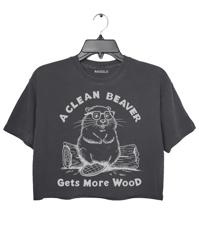 A Clean Beaver Gets More Wood Crop Top