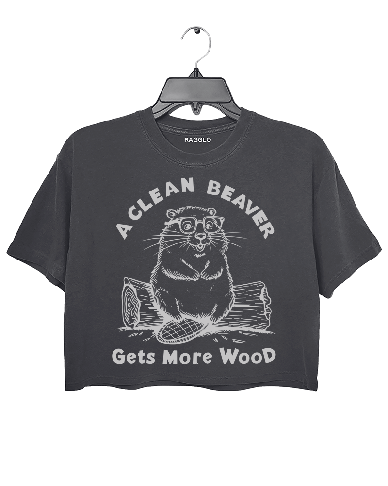 A Clean Beaver Gets More Wood Crop Top