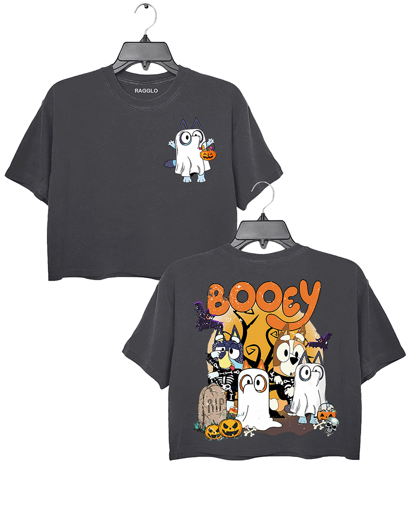 Booey Halloween Spooky Crop Top
