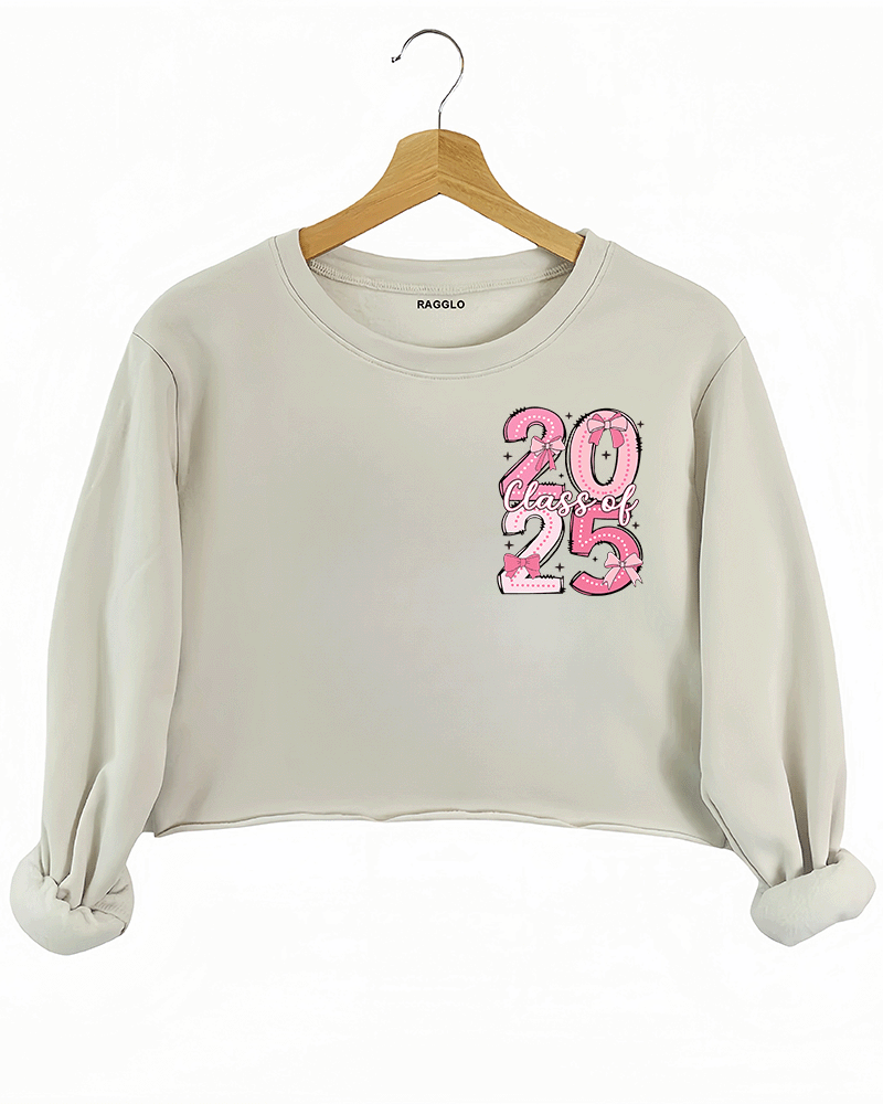 Class Of 2025 Crop Sweatshirt