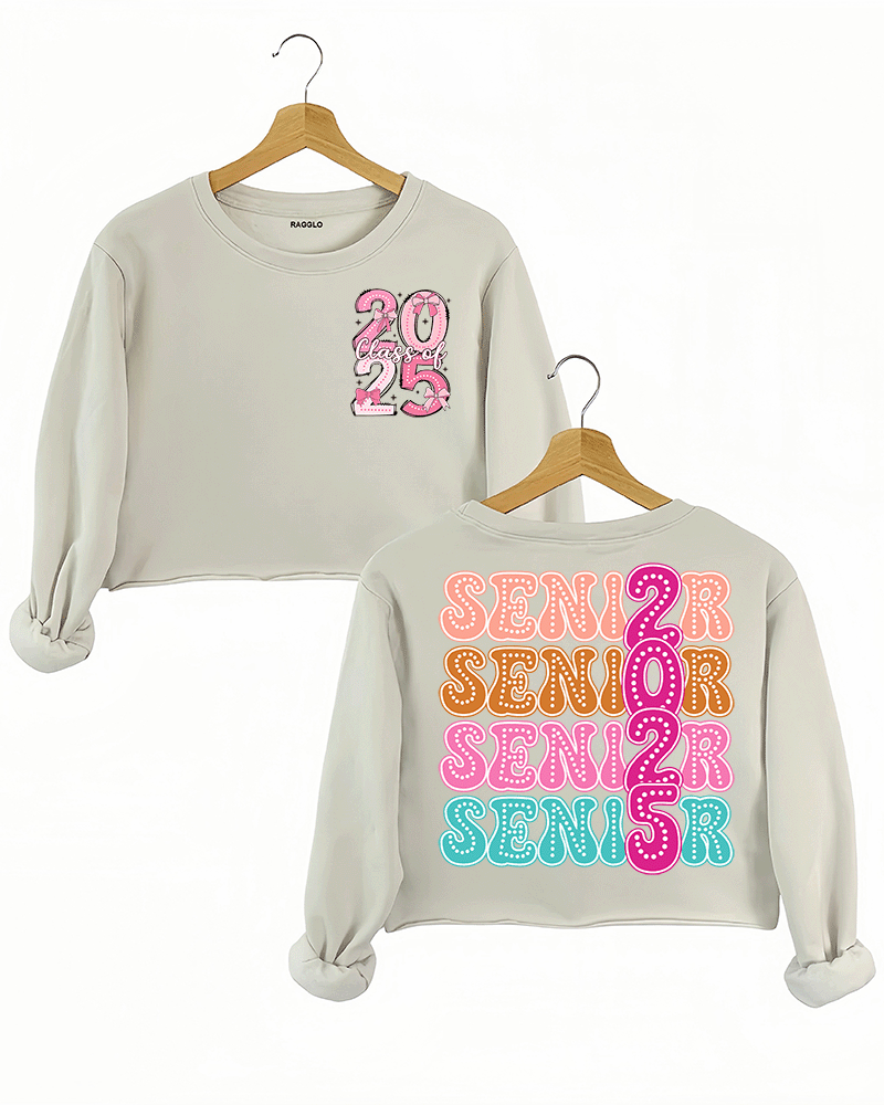 Class Of 2025 Crop Sweatshirt