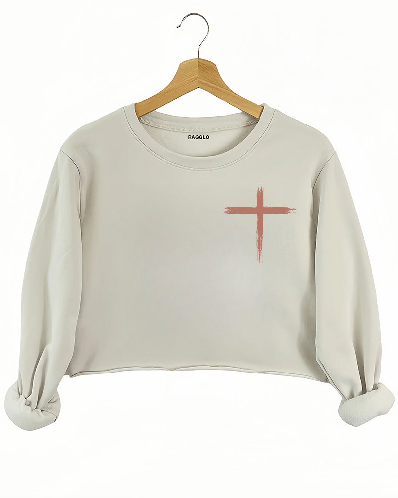 Faith & Verses Crop Sweatshirt