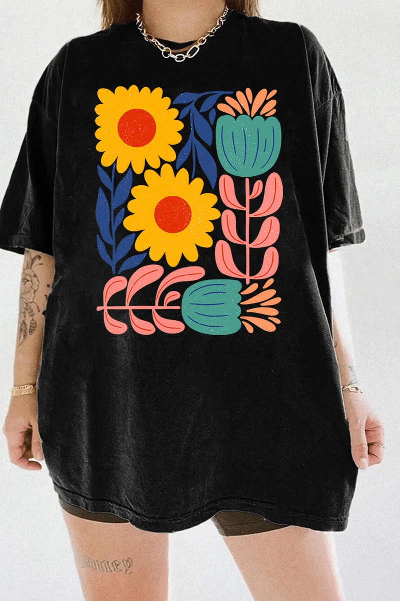 Golden Flame Tide Tee