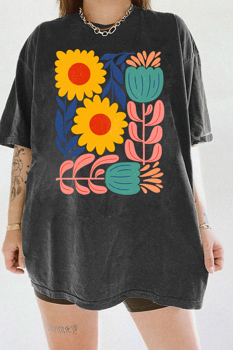 Golden Flame Tide Tee