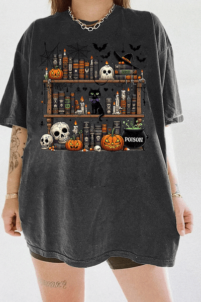 Halloween Library Tee