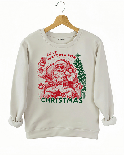 Just Waiting For Christmas Sweatshirt