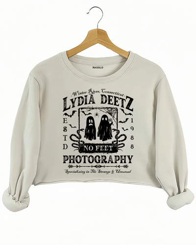 Lydia Deetz Photography Crop Sweatshirt