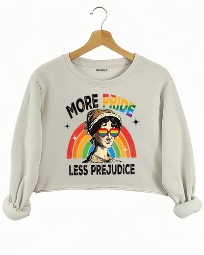 More Pride Less Prejudice Crop Sweatshirt