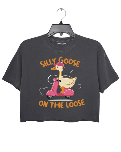 Silly Goose on the Loose Crop Top
