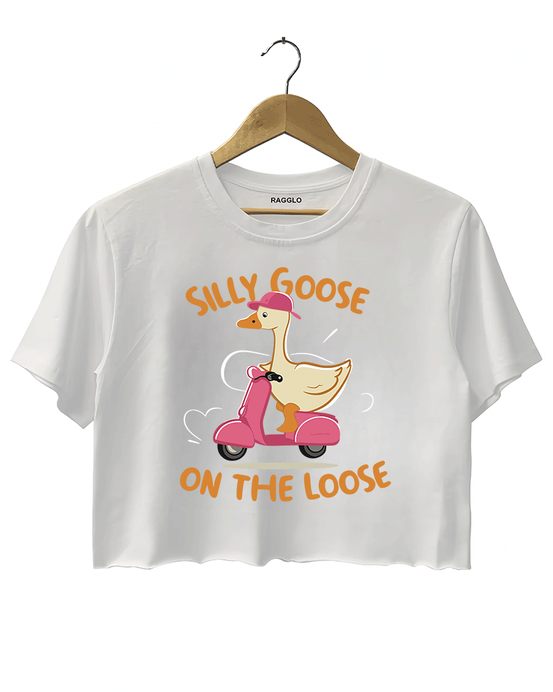Silly Goose on the Loose Crop Top