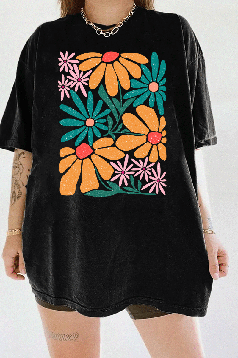 Rainbow Bloom Tee