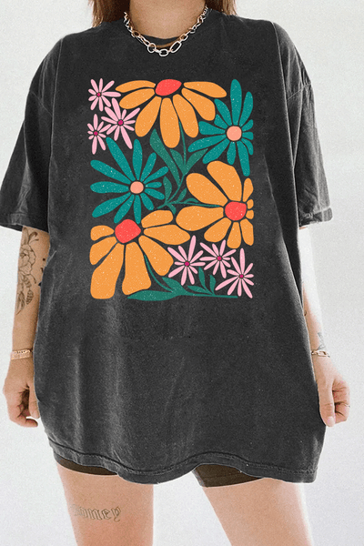 Rainbow Bloom Tee