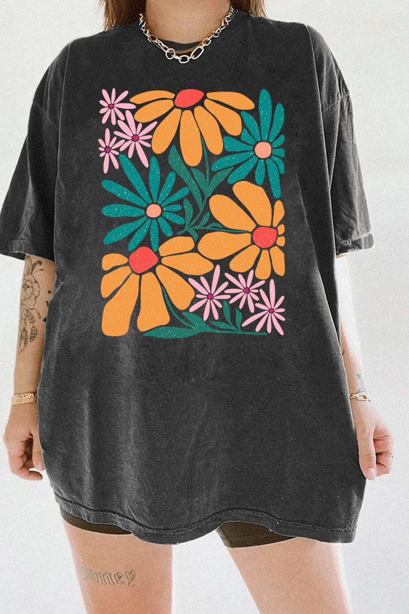 Rainbow Bloom Tee