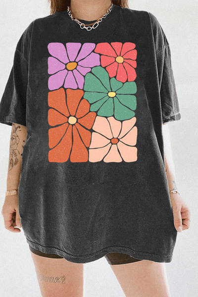 Rainbow Petals Tee