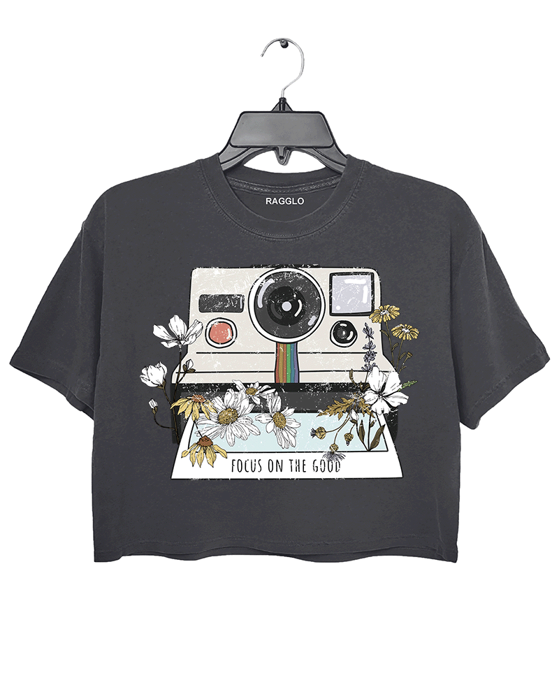 Retro Camera Crop Top