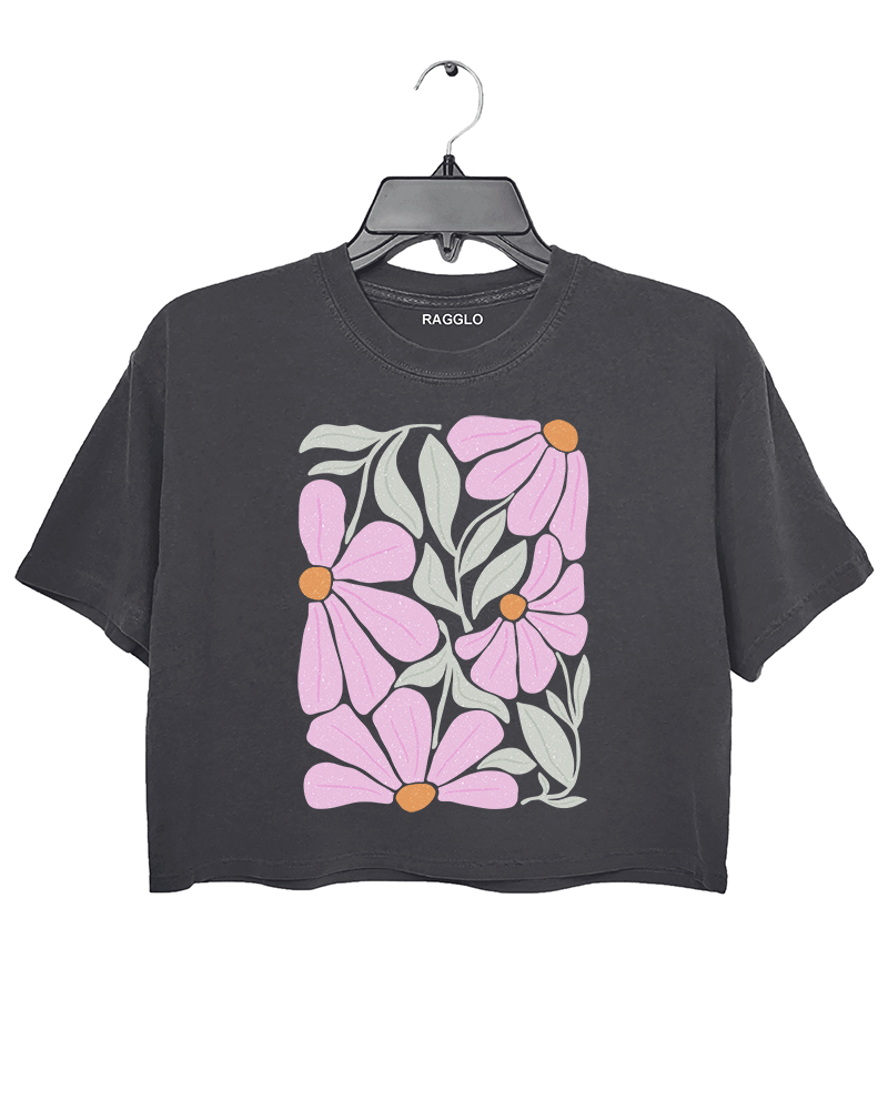 Soft Lilac Tide Crop Top