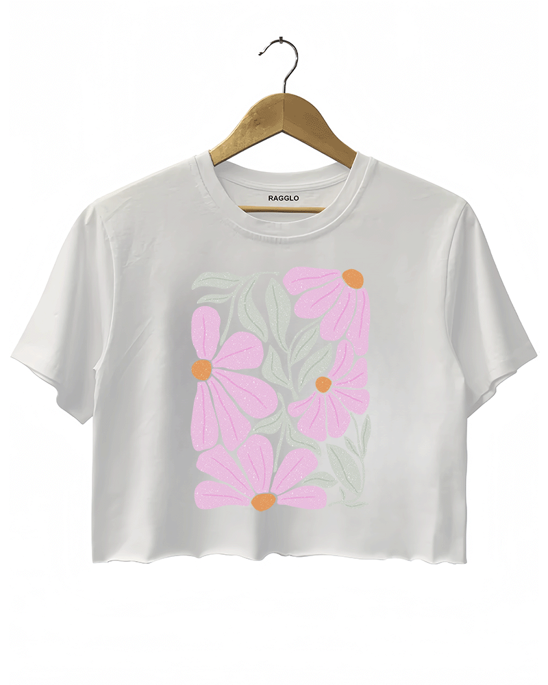 Soft Lilac Tide Crop Top