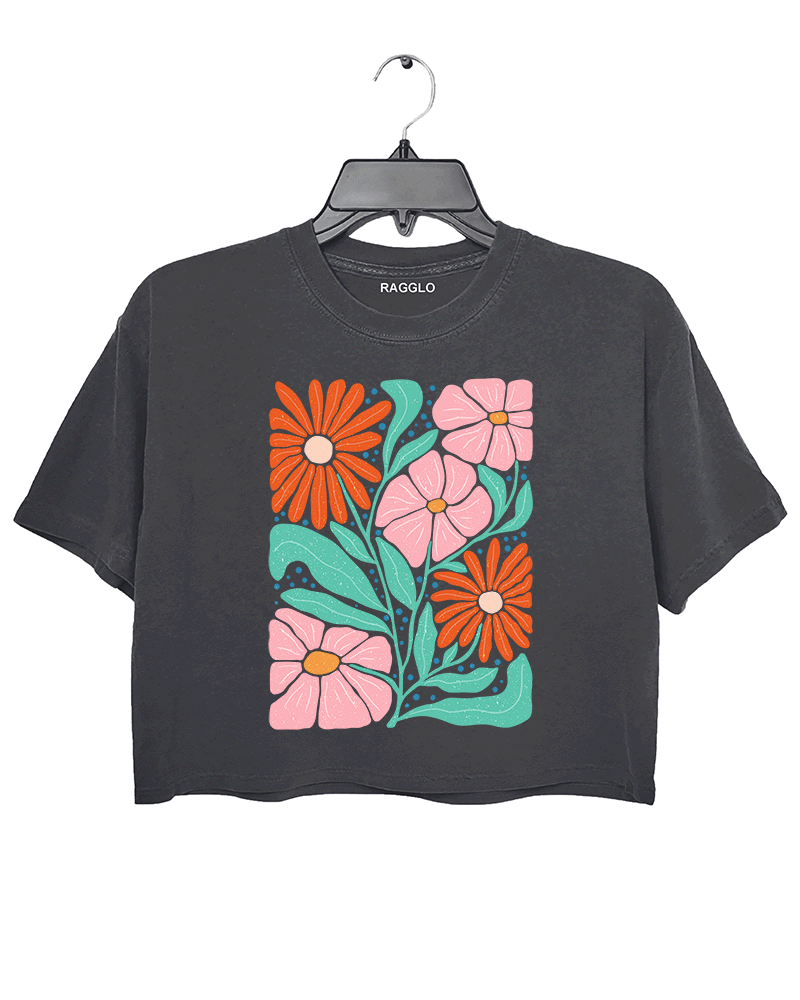 Starry Night Bloom Crop Top