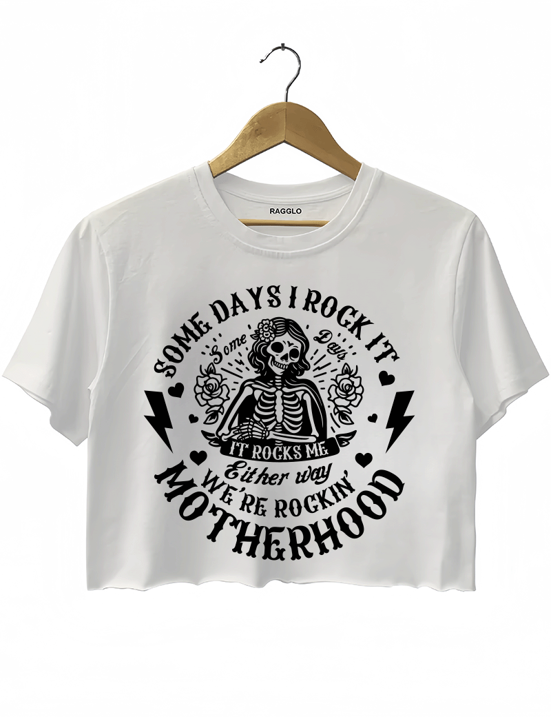 We Are Rockin Motherhood Crop Top